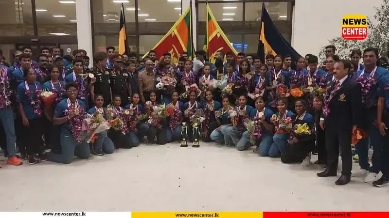  Sri Lanka Returns Home as Runner-up in South Asian Junior Athletics with 40 Medals