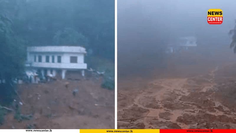 Landslide reported in Ankumbura; many persons reported missing