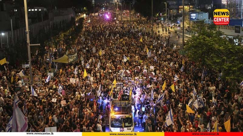 Thousands rally in Tel Aviv against Israeli government’s plan to expand Gaza war