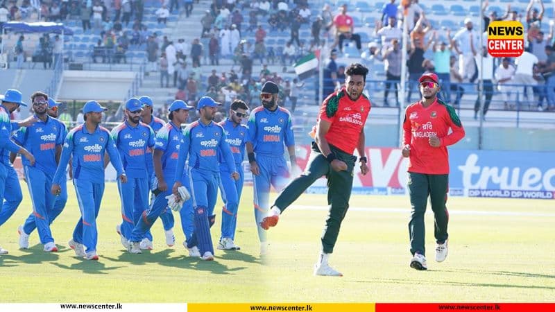 බංග්ලාදේශය හමුවේ පරාජය වූ ඉන්දියාව තරගාවලියෙන් ඉවතට