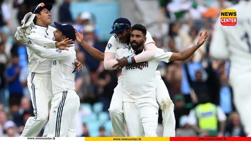 තීරණාත්මක අවසන් ටෙස්ට් තරගයෙන් ඉන්දියාවට තියුණු ජයක්