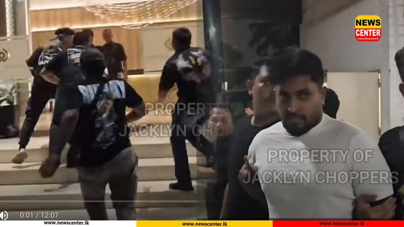 Watch: Footage of the arrest of underworld leader "Kehelbaddara Padme" and his accomplices released.