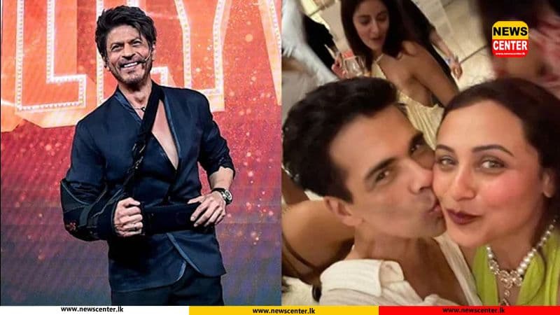 Shah Rukh Khan's 60th birthday bash: Karan Johar, Rani Mukerji pose together, Ananya Panday can't stop dancing. 